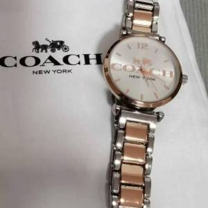 Coach 金銀間 女裝手錶