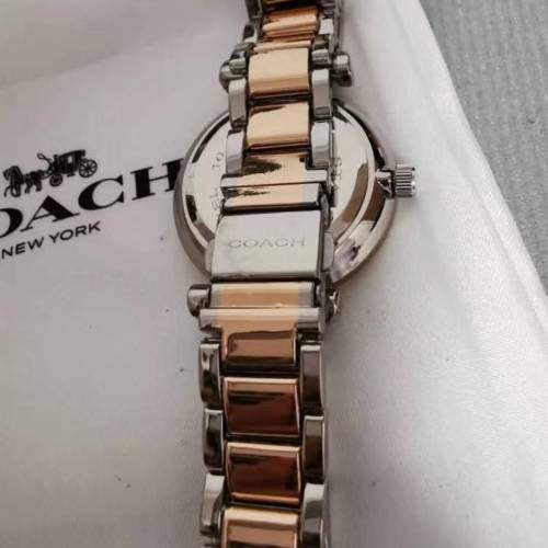Coach 金銀間 女裝手錶