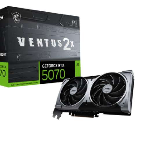 NVIDIA GeForce RTX™ 5070 12G VENTUS 2X OC 顯示卡 graphics card