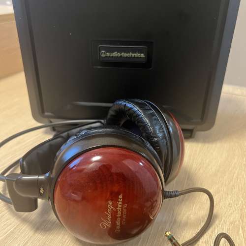 Audio-Technica 飛騨山的ミズメ桜材(水目櫻 )製ATH-W10VTG 1996年初代旗艦耳機