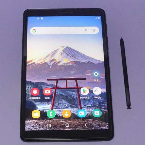 有原裝盒玻璃貼等同新良好Samsung8吋(SM-p205)S Pen 4G (3+32GB)Android 9 One UI 1...