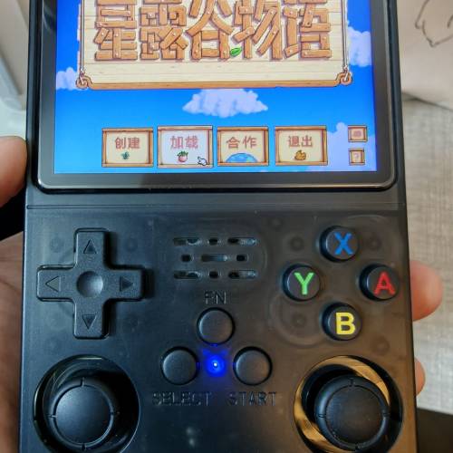 R36S Retro Handheld 開源掌機 黑色 跟64GB TF Card