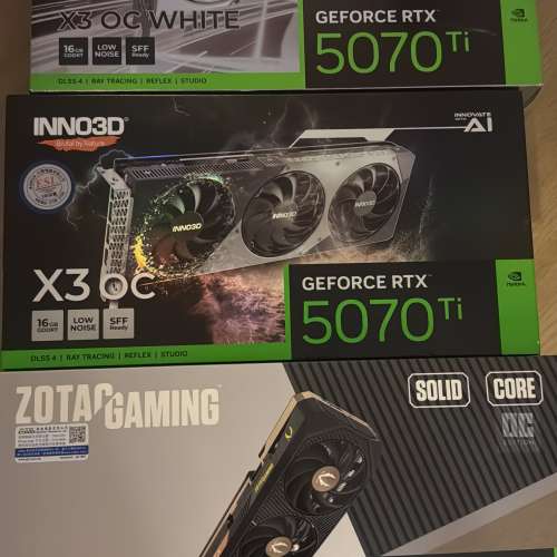只限面交 全新未開封行貨RTX 5070Ti 16GB 不是 5060 5080 5090 4080 4070 4090 308...