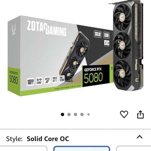 gigabyte 5080 oc sff  zotac 5080 solid Oc