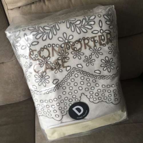 🛏️ FRANCFRANC LASCCA Comforter Case D Be BEIGE Double 190x210cm NEW 全新床上...