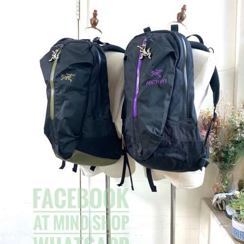 不死鳥 Arc'teryx Arro 22 backpack 行貨保養單，終生香港保養 紫色 白色 冰藍色 深...