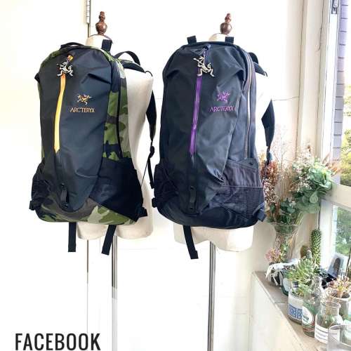 不死鳥 Arc'teryx Arro 22 backpack 行貨保養單，終生香港保養 紫色 白色 冰藍色 深...
