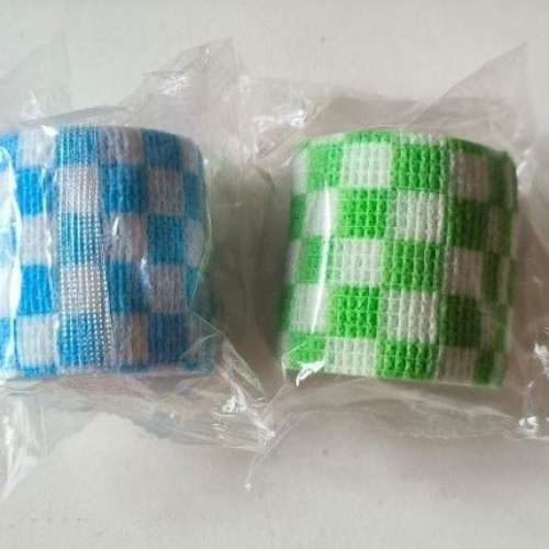 全新 寵物用彈性自動黏貼繃帶   藍色 綠色