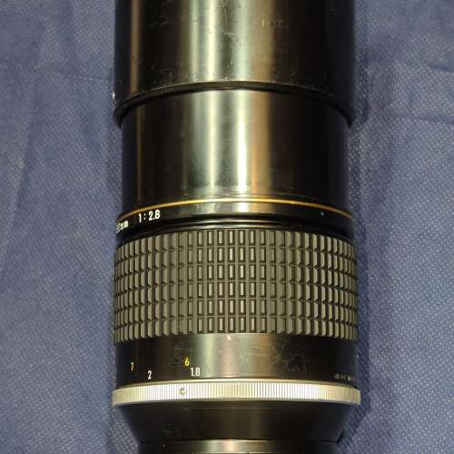 Nikon 180/2.8 *ED AIS 對焦順，光圈開合正常 玻璃通透靚仔，冇發霉問題 冇花冇傷，...