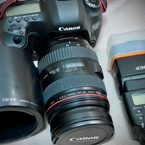 Canon EOS 5D Mark III + EF 24-70 f/2.8 USM + Speedlite 430 EX II