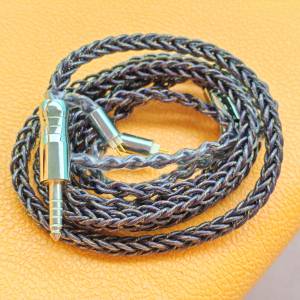 單晶銅+銅鍍金+特殊油浸處理 plus Silver 4.4 2pin