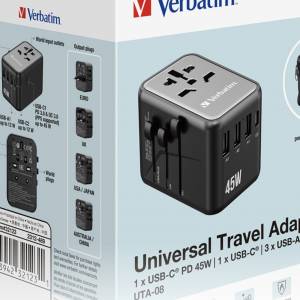 Verbatim 45W Travel Adapter