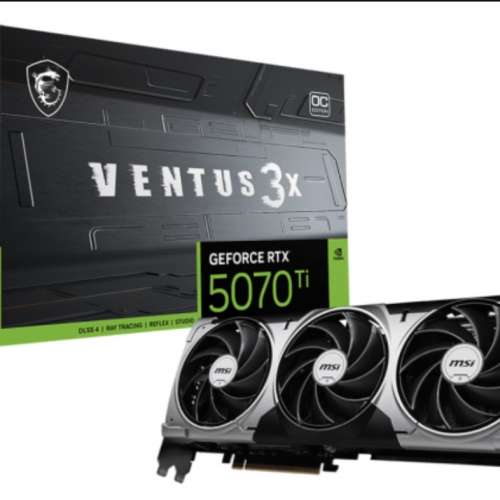 [全新未開封] MSI RTX 5070TI 16GB VENTUS 3X OC not 5060 5080 5090 4070 4080 4090