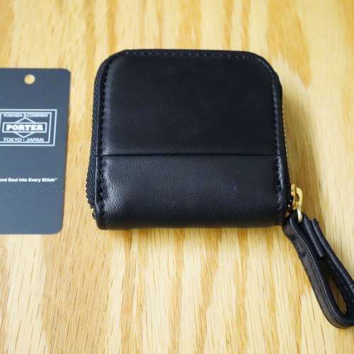 Porter Wise Coin Case 341-01321 日本吉田黑色真皮 散銀包 散紙包 Made in Japan