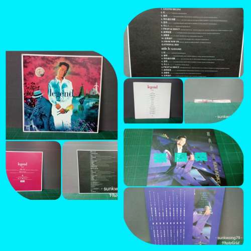 張國榮經典金曲卡拉OK LD + 張國榮 LEGEND 齊件 有側紙 LD