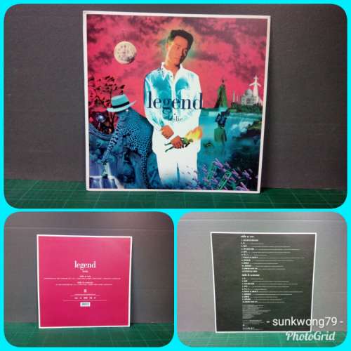 張國榮經典金曲卡拉OK LD + 張國榮 LEGEND 齊件 有側紙 LD