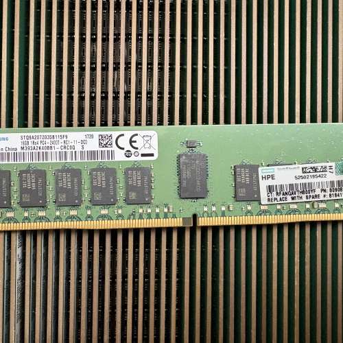 16GB HPE Samsung DDR4 ECC REG