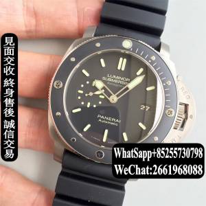 Panerai PAM389 鈦殼47mm 陶瓷圈 VS 新版