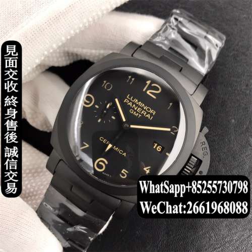 Panerai PAM438 全黑陶瓷錶 44mm