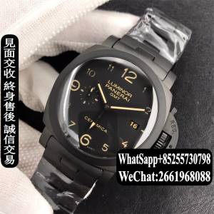 Panerai PAM438 全黑陶瓷錶 44mm