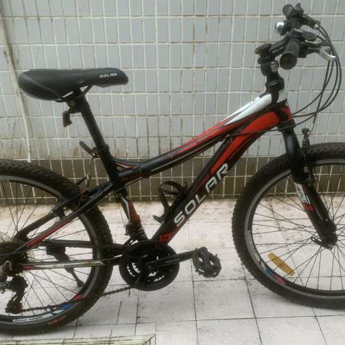 代友出售 SOLAR RT-21 24寸 (21速) 越野變速山地車 -前快拆, 代步單車 HK$350.00