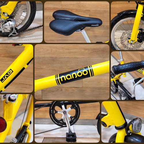 靚色 14吋 Nanoo仔 摺疊單車