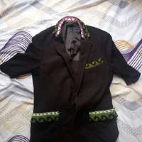 90%新New Uniqlo Short Sleeves DIY自己設計短袖特別版薄身Cotton外套褸