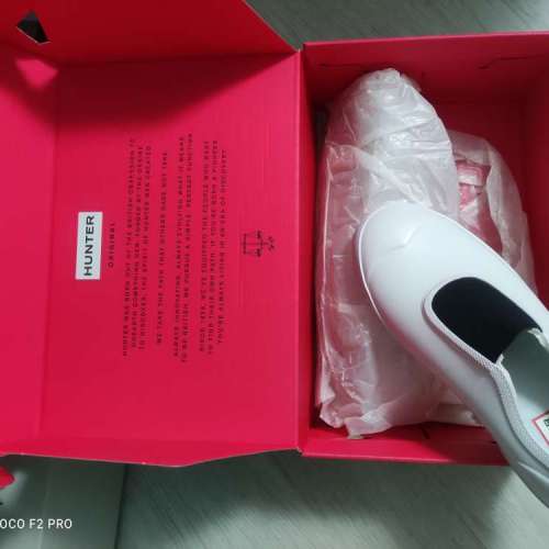 全新Hunter男裝膠水腳落雨免濕