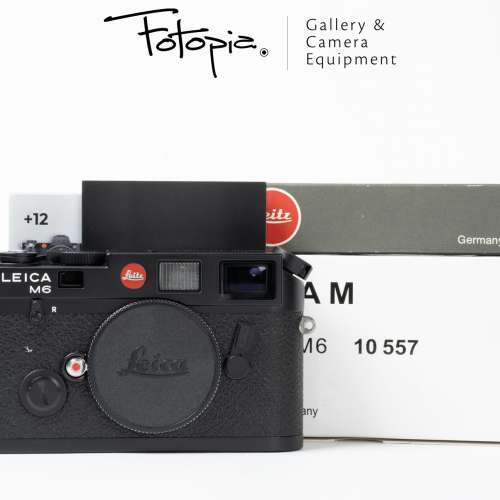 || Leica M6 - Black / Reissue / 10557 with full packing (RF film camera) ||