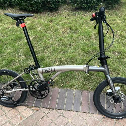 JAVA NEO 9速 碟剎349鋁合金折叠車 （三折叠小布 國布 ）送前後蛙燈叮叮