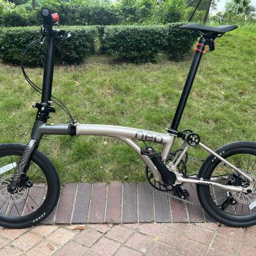 JAVA NEO 9速 碟剎349鋁合金折叠車 （三折叠小布 國布 ）送前後蛙燈叮叮