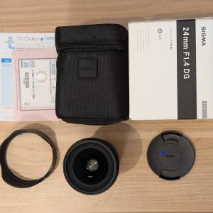行貨全套齊件, Sigma ART 24mm F1.4 DG HSM (Canon EF) 連單連盒