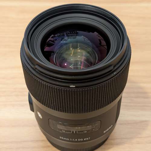 鏡片完美,  行貨全套, Sigma ART 35mm F1.4 DG HSM(Canon EF) 連單連盒