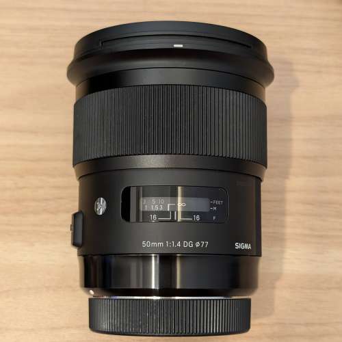 頂級品, 行貨全套, Sigma ART 50mm F1.4 DG HSM(Canon EF) 連單連盒