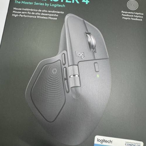 用左幾個鐘 我不合適Logitech mx master 4 深水埗取 有單有盒行貨保養