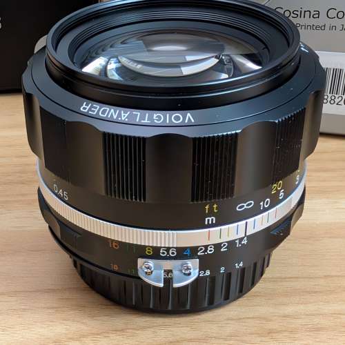 Voigtländer 58mm F1.4 SL II S (Nikon F Mount) 全套齊件連原裝金屬遮光罩