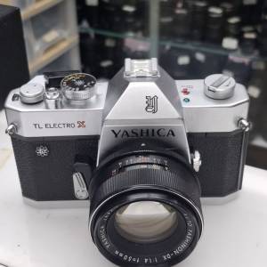 YASHICA TL ELECTRONIC X + YASHINON DX 50MM F1.4 全正常