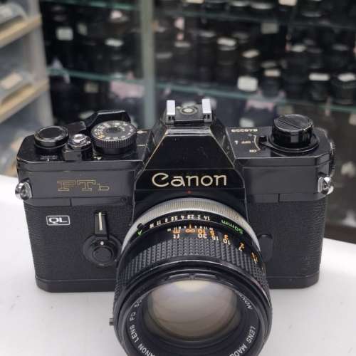 CANON FTB BLACK + 50MM F1.4 S.S.C 全正常