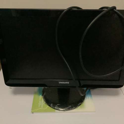 Philips 19吋 Philips 飛利浦 19吋 顯示器 192E 19’ mon 屏幕 可掛牆 有vesa 孔 ...