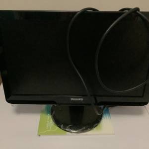 Philips 19吋 Philips 飛利浦 19吋 顯示器 192E 19’ mon 屏幕 可掛牆 有vesa 孔 ...