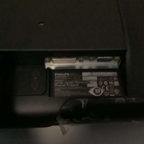 Philips 19吋 Philips 飛利浦 19吋 顯示器 192E 19’ mon 屏幕 可掛牆 有vesa 孔 ...