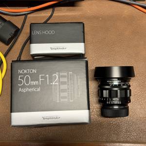 Voigtlander Nokton 50 mm F1.2 aspherical VM Leica m mount