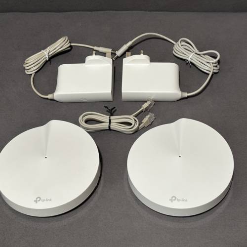 90%新 TP-Link AC2200 Deco M9 Plus 完整智慧家庭Mesh Wi-Fi系統