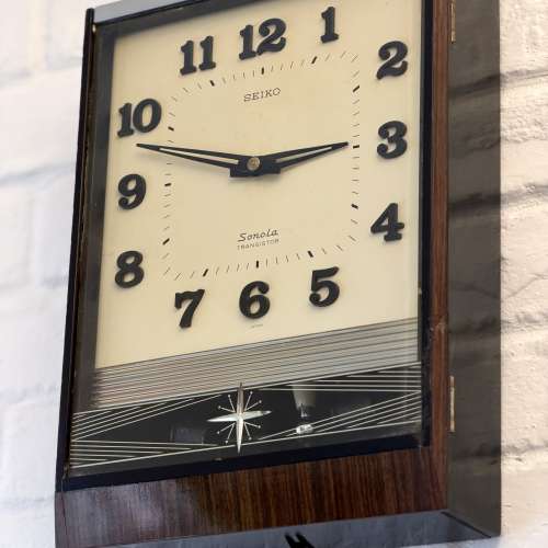 出售 昭和時期 seiko精工電晶體掛牆鐘，100%正常，六十年代尾左右產物，款式經典，...