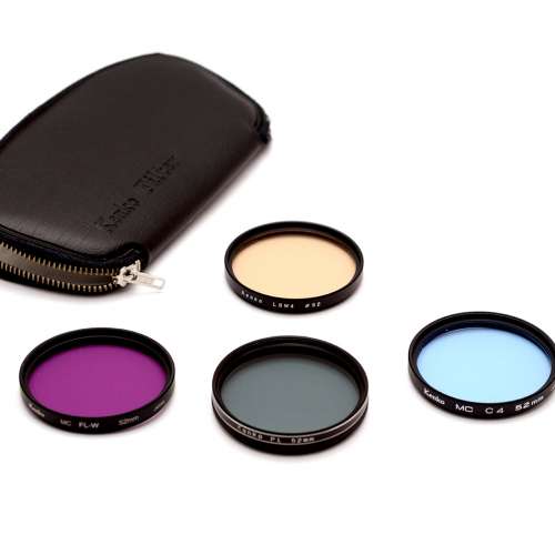 Kenko 52mm filter 一套四件