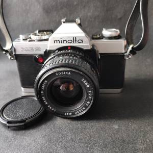 Minolta xg2  連cosina （確善能)28mm 2.8 Lens