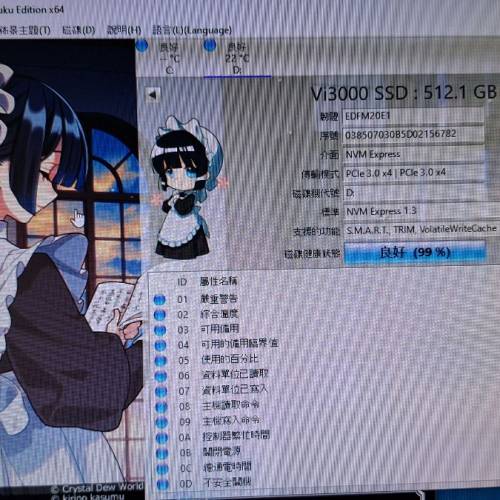 Verbatim Vi3000 SSD 512GB PCIE3.0