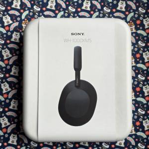 全新簡約舒適 Sony WH1000XM5 黑色，頂級降噪 極真音質 配戴舒適 ( not Airpods Ma...
