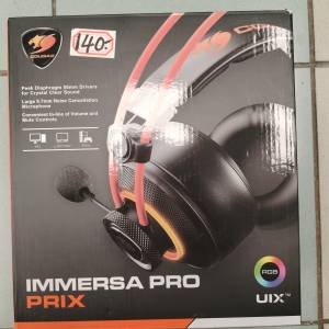 COUGAR (美洲狮)IMMERSA PRO耳機咪頭 100% New