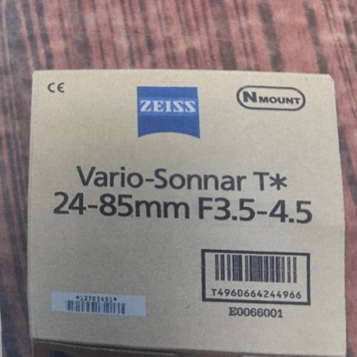 已售出 ( 聖誕秒閃價 ) 全新 Contax  Carl Zeiss N Sonnar T* 24-85mm f/3.5-4.5 L...